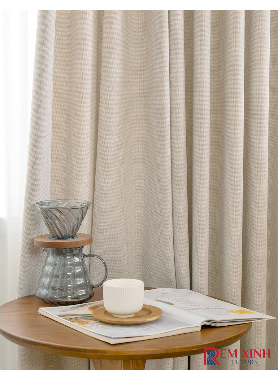 Rèm Vải Lightsand Màu Cát Mờ 04