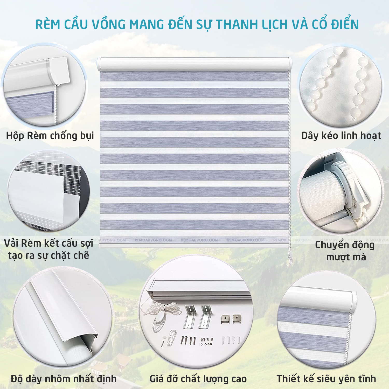 Đặc Điểm Rèm Cầu Vồng